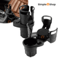 Porta-Copos Ajustável para Carro - Suporte Duplo e Rotativo 360º | FlexHold™